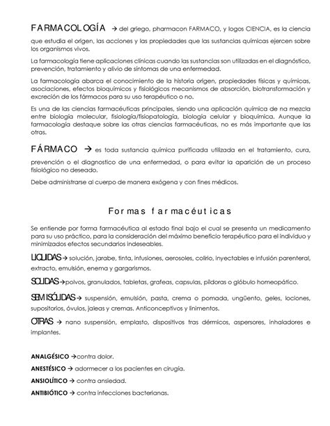 FarmacologíA Definiciones de farmacología FARMACOLOGÍA del griego