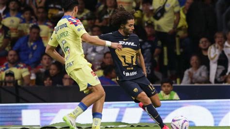 América derrota a Pumas 1 0 en el clásico capitalino UnoTV