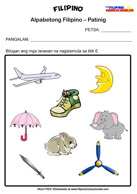 Mga Bagay Na Nagsisimula Sa Letrang K Worksheet Porn Sex Picture