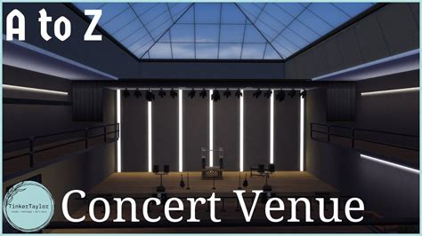 A To Z Build Challenge Concert Venue Sims 4 Build YouTube