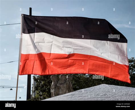 Black red white flag hi-res stock photography and images - Alamy