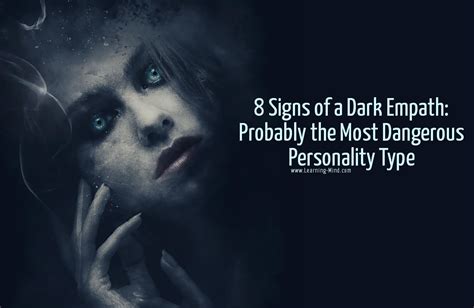 8 Signs Of A Dark Empath Probably The Most Dangerous Personality Type