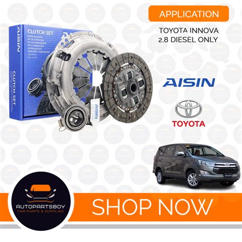 Aisin Clutch Kit For Toyoyta Innova 2 8 Diesel Only Pressure Plate