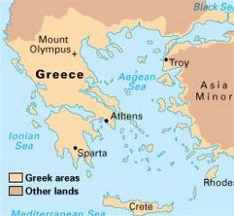 Cities of Ancient Greece - Physical Features of Greece