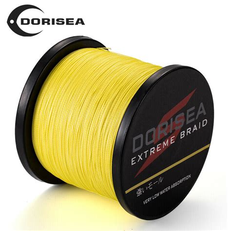 Dorisea Yellow M M Lb Lb Dynema Pe Braided Fishing Line