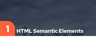 Html Semantic Elements Ppt