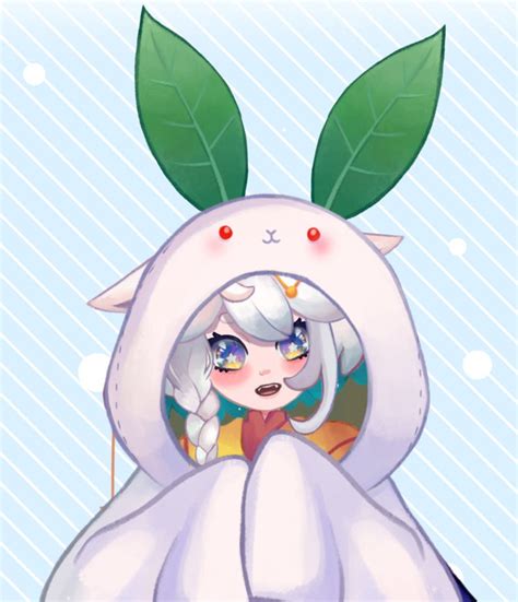 Vtuber Asset Snow Bunny Winter Theme Blanket Live2d Etsy