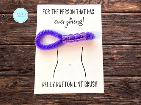 Belly Button Lint Brush Gag Gift Funny Stocking Stuffer - Etsy