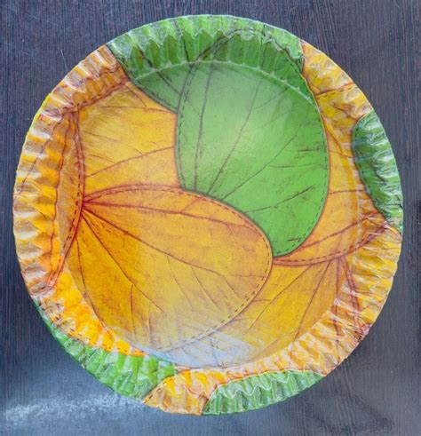 Inch Gsm Printed Round Disposable Paper Plate At Rs Piece In