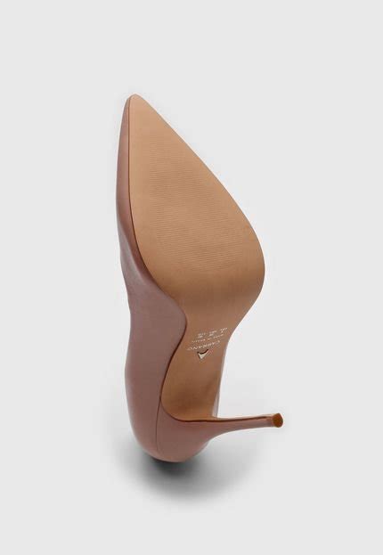 Scarpin Carrano Salto Fino Nude Compre Agora Dafiti Brasil