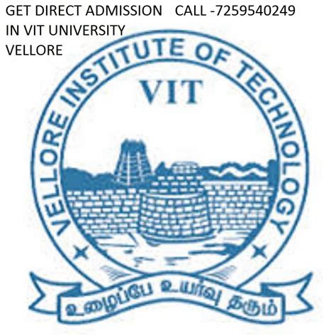 Fees Structure Direct Admission In Vit Vellore Viteee 2024 At ₹ 60000