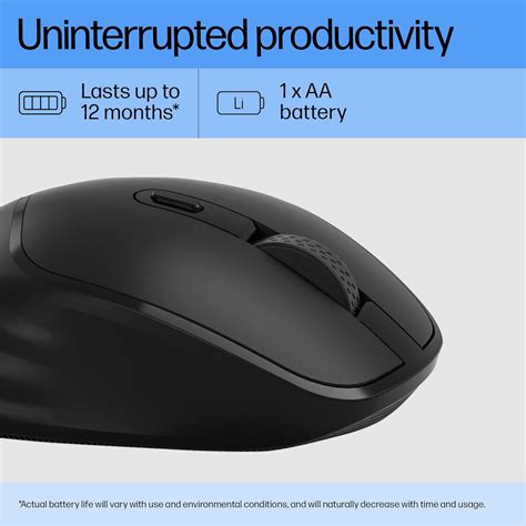 Buy Hp M Multi Device Wireless Mouse Black Computech Store