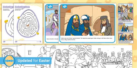 Easter Activities Pack KS1 Profesor Hizo Twinkl