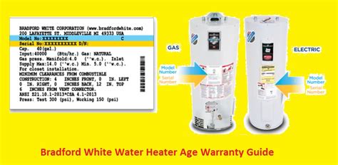 Bradford White Water Heater Age Warranty Guide The Engineering Knowledge