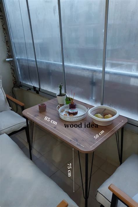 wood idea 50x85 Cm Firkete Ayaklı Atlantik Çam Mutfak Masası yemek