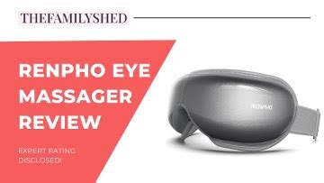 Renpho Eye Massager Review – Expert Rating Disclosed!