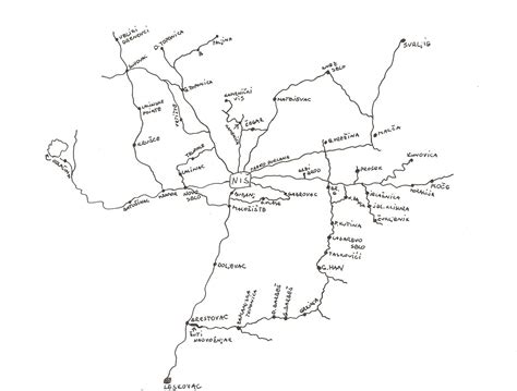 Mapa Niša I Okoline Baba Šumom Deda Drumom 2bikers