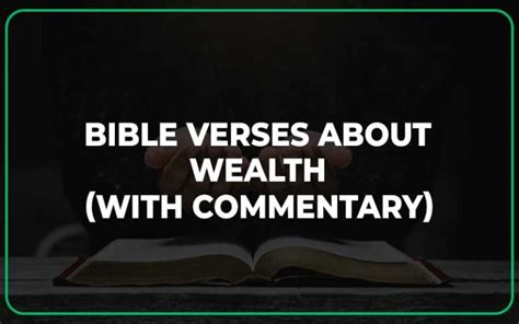 25 Bible Verses About Wealth With Commentary Scripture Savvy