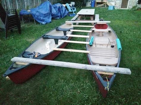 Diy Catamaran Catamcanoe Imgur Catamaran Wooden Boat Building