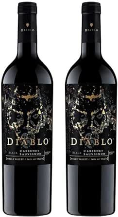 Pack 2 Botellas Vino Tinto Diablo Black Cabernet Sauvignon 750 Ml