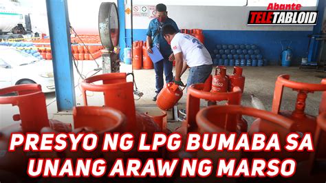 PRESYO NG LPG BUMABA SA UNANG ARAW NG MARSO Abante TNT