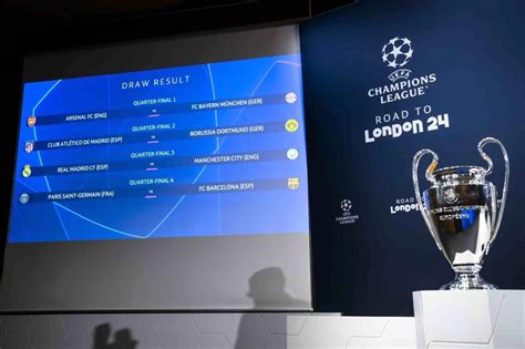 UEFA Şampiyonlar Ligi nde çeyrek final ve yarı final eşleşmeleri belli