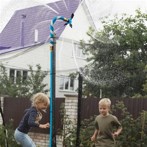 kahuna waterpark rotating trampoline water sprinkler kit