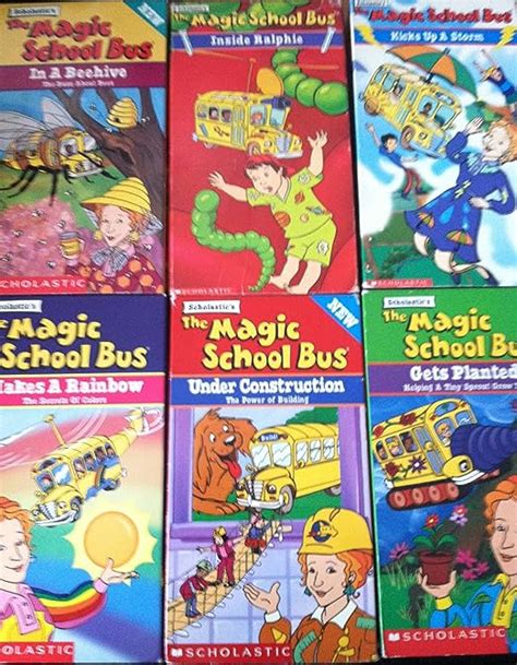 The Magic School Bus Collection Vhs Pack Of 6 Videos Makes