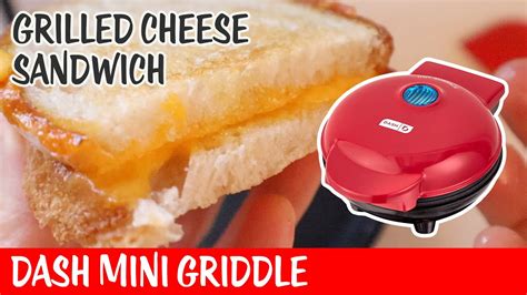 Grilled Cheese Sandwich Dash Mini Griddle Youtube