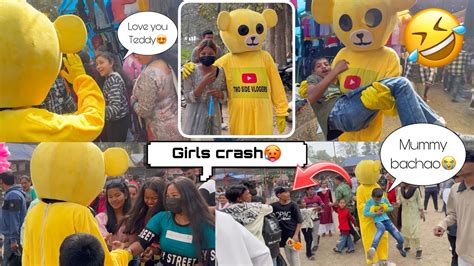 [prank] Omg What A Reaction🤣 Teddy Bear Mela M Aagya😨 Funny