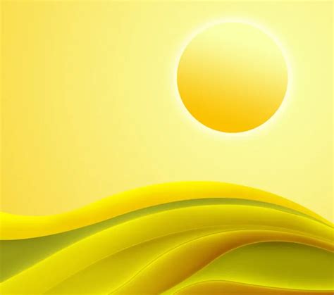 Abstract Yellow Waves Background — Stock Photo © Lucysd 1555333