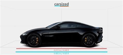 Dimensions Aston Martin Vantage Present Vs Lotus Emira Present