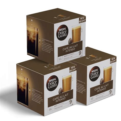 Kawa w kapsułkach NESCAFE Dolce Gusto Cafe au Lait Intenso 3 x 16 szt