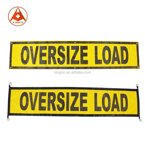 Truck Safety Oversize Load Mesh Banners With Bungee Or Grommet - Buy ...