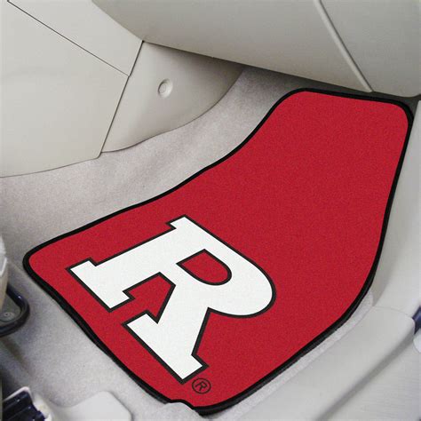 Rutgers University Red Carpet Car Mat Set Of 2 Auto Accessories