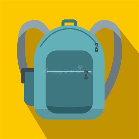 A Blue School Bag Stock Vector Illustration Of Backpack 42117566