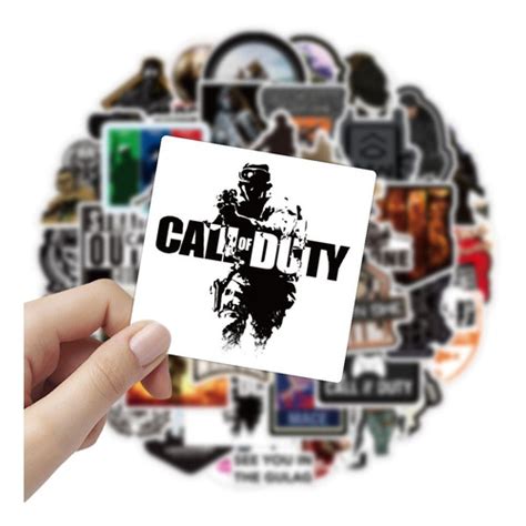 Call Of Duty 50 Calcomanias Stickers De Pvc Vs Agua Warzone Meses Sin