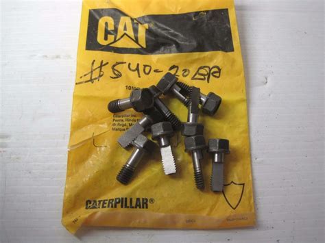 9380 Lot10 Cat Caterpillar Bolts 10mq 1501156 0407477 Free Shipping