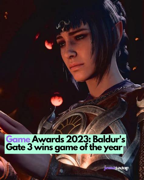 Game Awards 2023 Baldurs Gate 3 Wins Game Of The Year Jomotoday