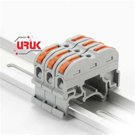 Din Rail Wire Connector Terminal Block Quick Wiring UrukTech