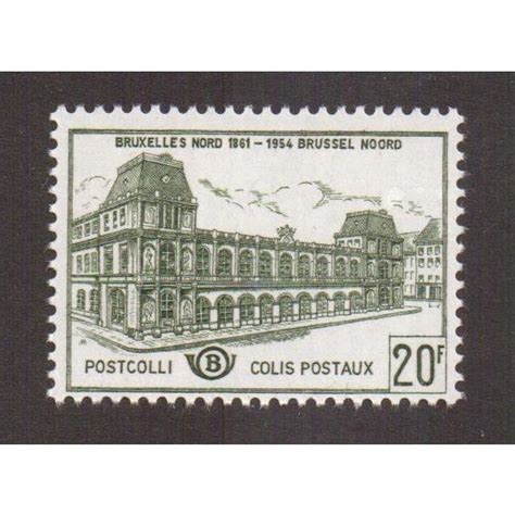 Belgium Q Mnh Railway Stamp Old North Station Fr Europe