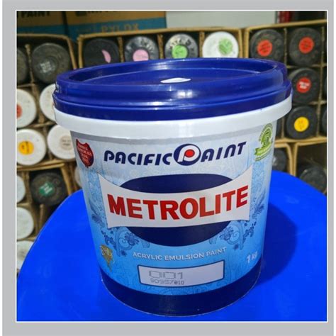 Jual Cat Tembok Metrolite Putih Kg Kg Cat Interior Dinding