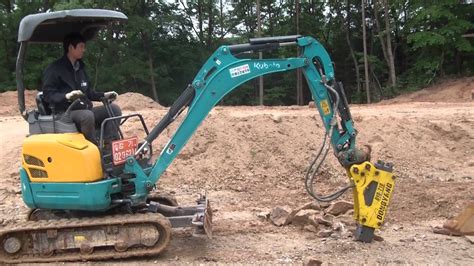 Mini Excavator Breaker Youtube