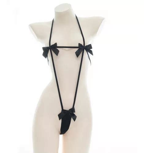 Conjunto Lingerie Fio Dental Sexy Feminina Fantasia Luxo Mercadolivre