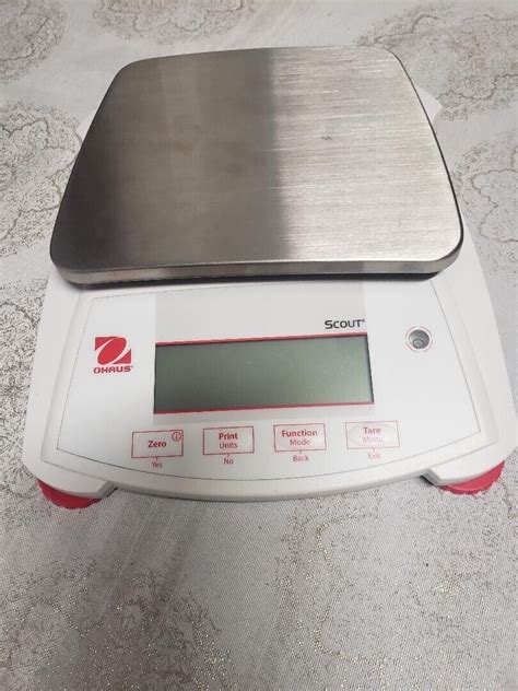 Ohaus Scout Spx Portable Precision Balances Scale White For Sale