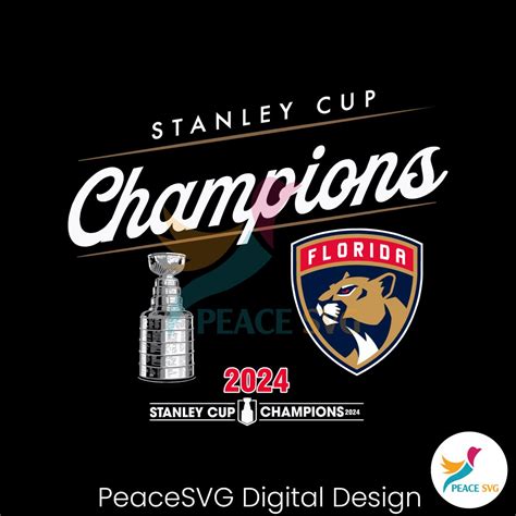 Panthers Stanley Cup Champions Logo SVG » PeaceSVG