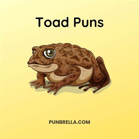 150 Hilarious Toad Puns That Will Make You Laugh Out Loud