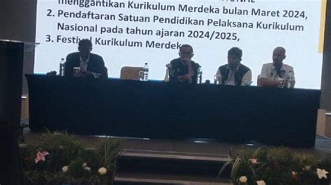 Kurikulum Nasional Gantikan Kurikulum Merdeka Maret Ini Kata