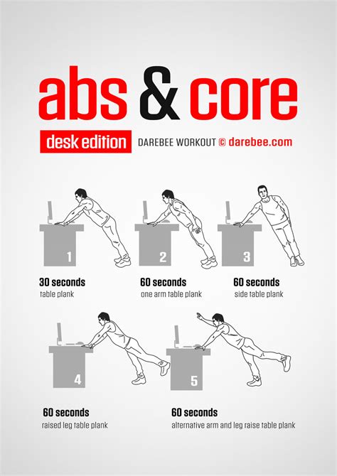 Desk Workouts : 5 Desk Workouts To Keep Fit And Productive Health And ...