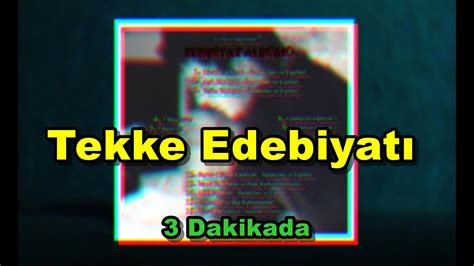 Tekke Edebiyat Ve Sanat Lar Din Tasavvuf Halk Edebiyat Youtube